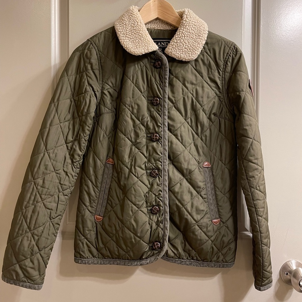 Classic Diamond Quilted Cotton Jacket